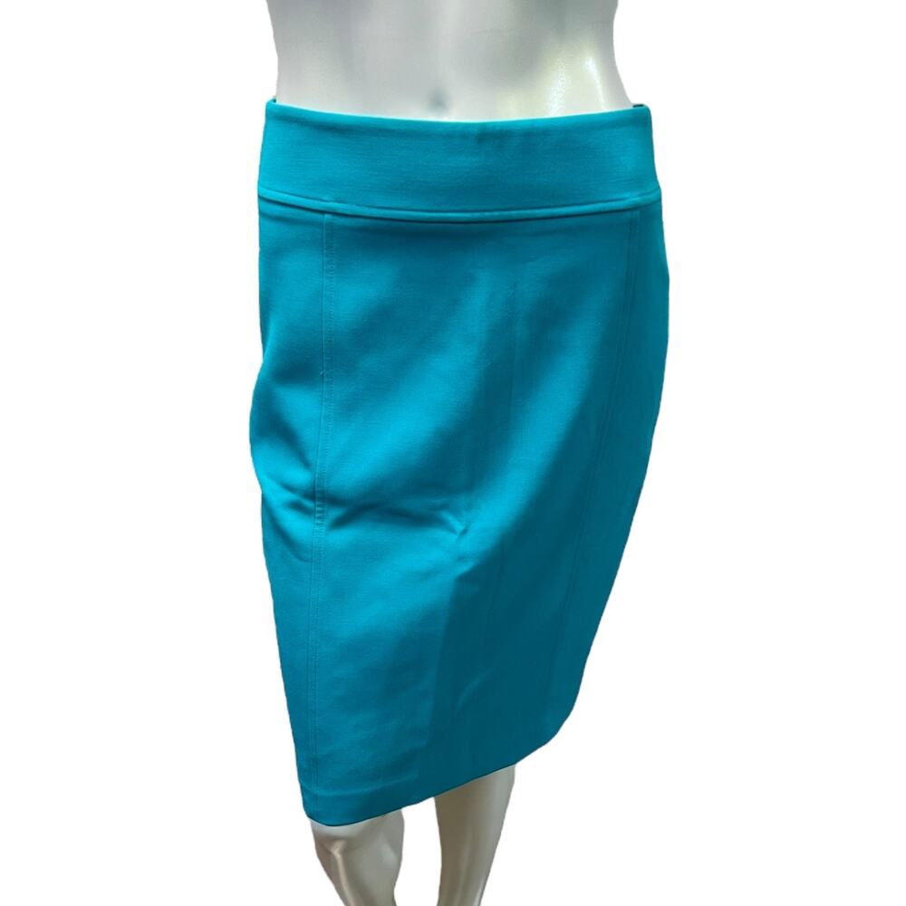 LOFT Teal Pencil Skirt Size 2 NWT Professional Office Wear